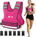 Adjustable Weighted Vest for Women - 04-10lb/11-20lb/20-32lb Vest with 6 Ironsand Weights for Strength Training,Body Weight Vest Exercise Set for Running, Walking and Home Workouts