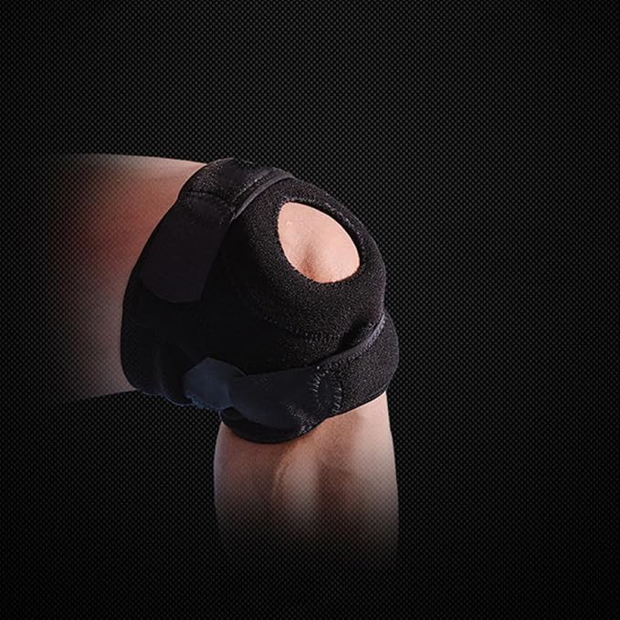 FRCOLOR 2pcs Breathable Pressurization Knee Wraps Compression Knee Pads for Fitness Basketball Cycling Support Joint Protection