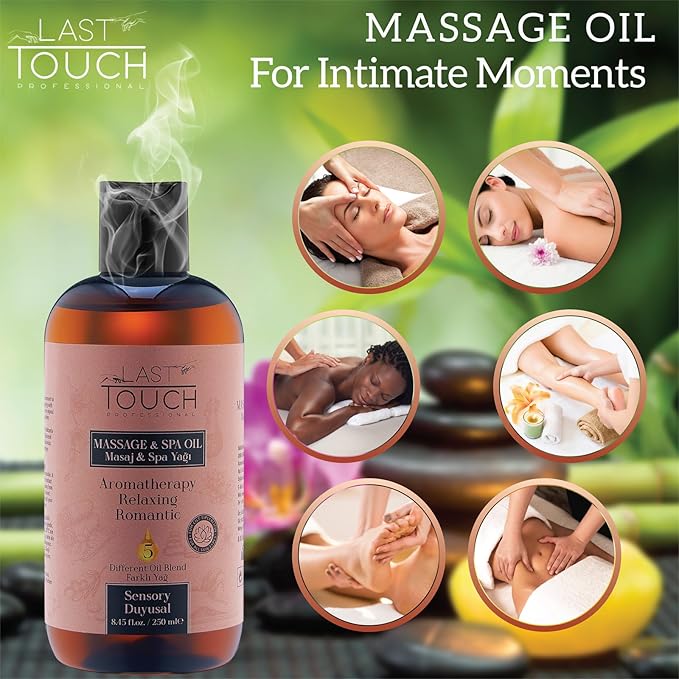 Sensual Massage Oil for Couples Sexual - Massage Oils for Date Night - Massage Oil for Massage Therapy - Aromatherapy Oil for Intimate Moments (Sensory)
