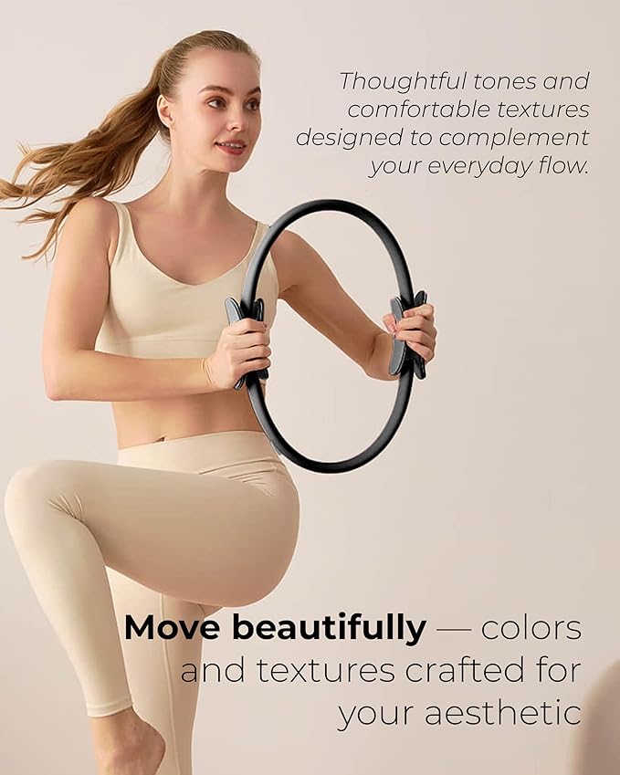 Pilates Kit for Women – Home Pilates Equipment Set with Ring, Ball & Resistance Bands | Pilates Starter Kit with Accessories in Gift Box