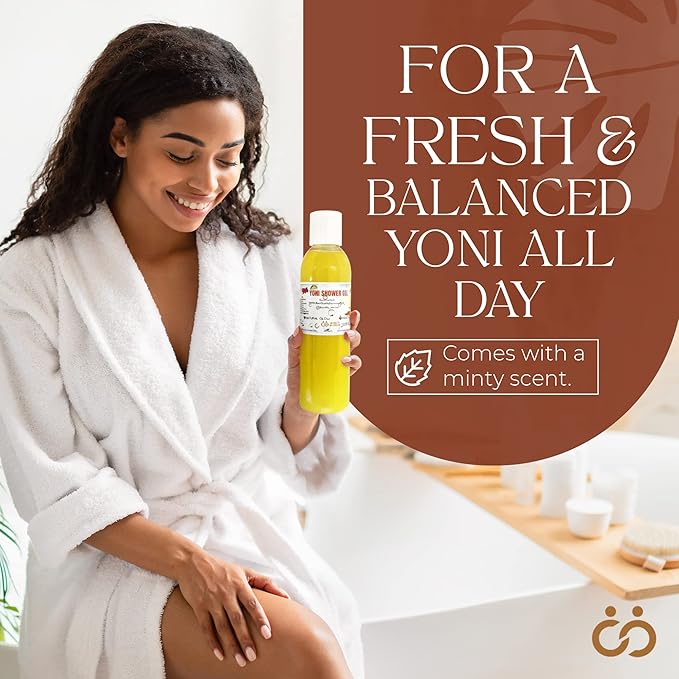 Ph Balance Feminine Wash - Vee Health & Yoni Wash Shower Gel- Use with Yoni Oil. Moisturizing Calendula, Mint for Odor, Itchy & Dry Skin - Paraben-Free Gentle Cleanse Daily Use 6 oz