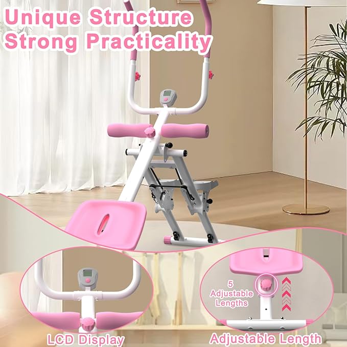 2 in 1 Stair Stepper and Ab Machine,Multifunctional Full Body Workout Machine,dual Track Ab Machine,Upgrade Stairmaster & Ab Trainer Equipment for Home Gym Exercise