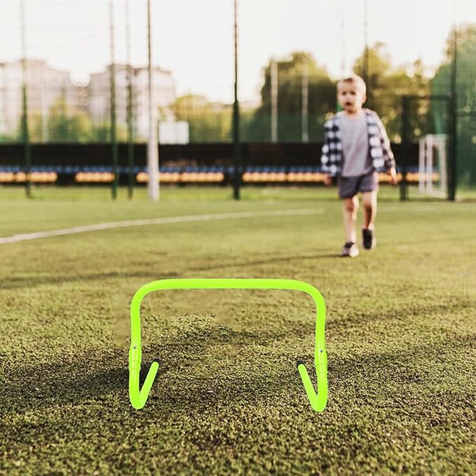 Milisten Professional Football Training Agility Hurdles Obstacles for Boys and Girls Speed and Coordination for Outdoor Practice