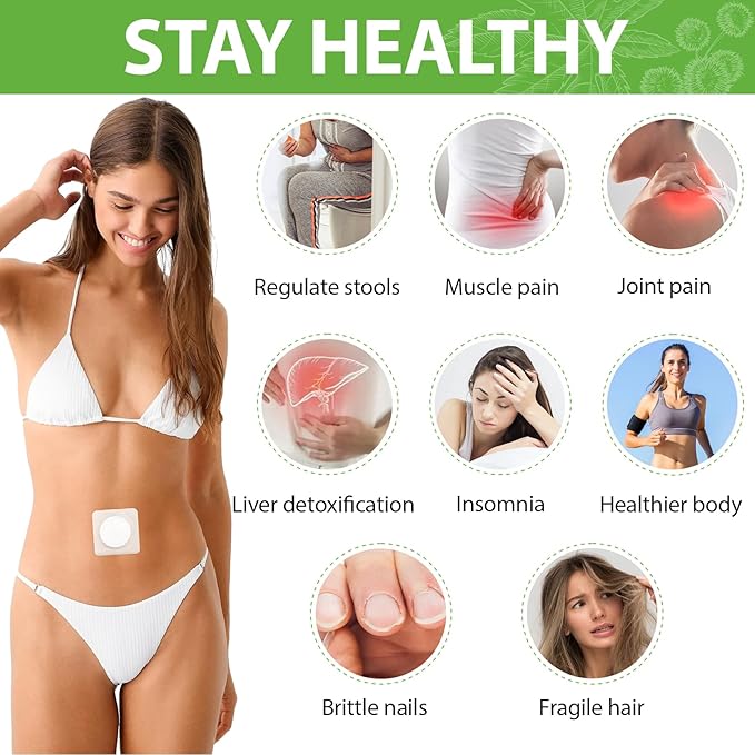 20 Pcs Castor Oil Patches with Organic Cold-Pressed Castor Oil (2.03oz) in Glass Bottle, Cotton Pack for Joints & Belly, Self-Adhesive & Disposable - Bonus Eyelash Care Kit
