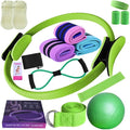 Better Me Pilates Kit, 11Pcs Better Me Pilates Essentials Kit for Women, Better Me Home Pilates Ring and Ball Set, Yoga Ball 25cm Figure 8 Resistance Band Yoga Bands for Home and Gym Workout