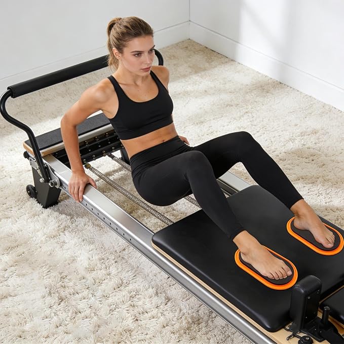 Core Sliders for Home Workouts - Oval Shape Fitness Gliders | Sided Sliding Discs for Carpet, Hardwood Floor Gym, Exercise Slides for Women Men, Indoor Daily Routine, Pilates Equipment