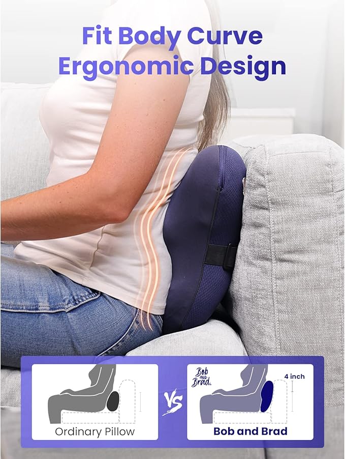 BOB AND BRAD Cordless Back Massager with Heat FSA Eligible HSA, Shiatsu Back Massager for Pain Relief Deep Tissue, 3D Kneading Massage Pillow for Pain Relief, Soothing Full-Body Relief for Family