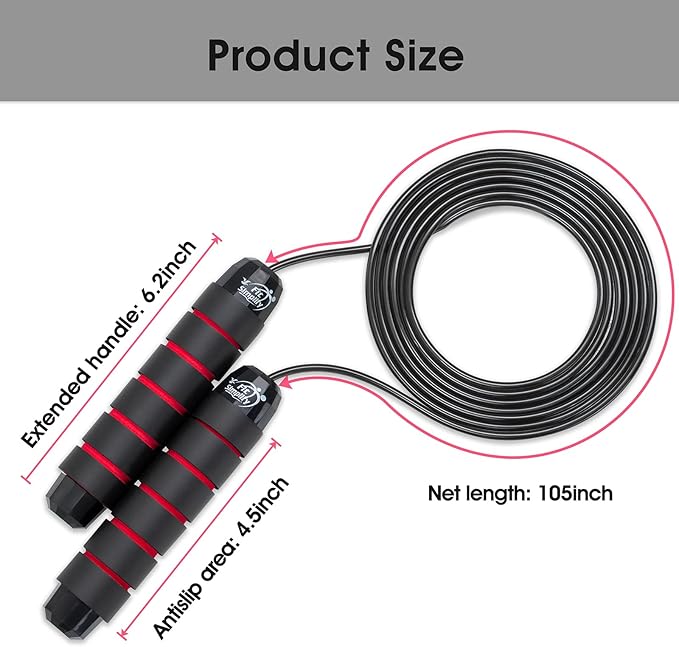 Fit Simplify Skipping Rope with Ball Bearings
