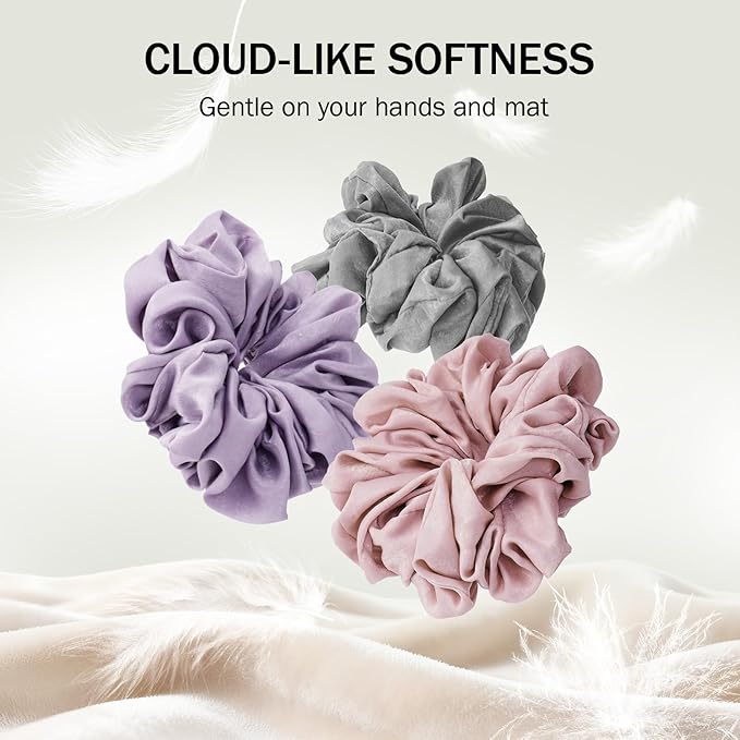 Slim Panda Yoga Mat Scrunchie,Style & Cute Mat Holder,Stretchable Velvet Fabric Fit All Standard Yoga Mats (mat not included)