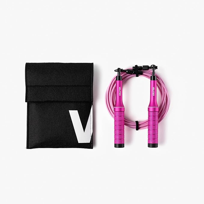 Velites - Earth 2.0 Jump Rope - Official CrossFit® Games Rope - Professional Aluminum Speed Rope for Double Unders, Fitness & Boxing - Includes 4mm Cable & Carrying Bag -