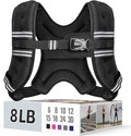 Weighted Vest for Women & Men with Reflective Stripe and Adjustable Buckle, Comfortable & Durable Rucking Vest for Walking, Running & Strength Training