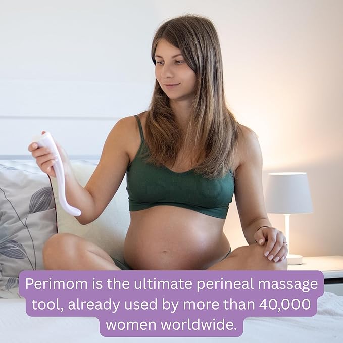Perimom Perineal Massage kit for Birth Prep - The Premium Perineal Massage Tool for Ultimate Stretching