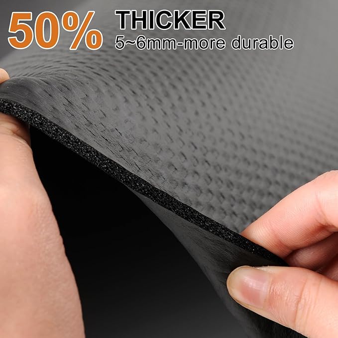 Treadmill Walking Pad Mat for Carpet Floors,Folding Treadmill Mat for Hardwood Floors,for Under Exercise Bike, Exercise Equipment Mat,Reduce Noise Shock Absorption