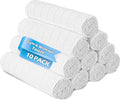 HOMERHYME Microfiber Workout Towels, 10 Pack Gym Sweat Sports Towels, 16 x 27 Inch Quick Dry Hand Towels, Absorbent White Towel for Home Yoga Fitness Spa Camping, Gym Accessories for Women Men