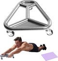 HOTWAVE Ab Roller Wheel for Core Workout – Extra-Wide Ab Exercise Equipment for Abs, Arms & Back – Stable & Quiet Fitness Roller for Home Gym Strength Training – Includes Knee Pad – For Men & Women