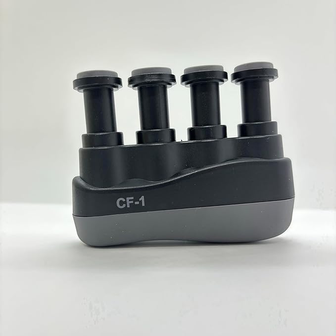 Guitar Finger Strengthener - Improve Your Finger Power, Flexibility, and Span for Playing String Instruments (Black)