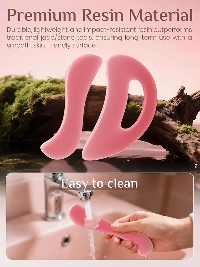 2PCS Muscle Scraper Tools, guasha Tool for Body, Scraping Tool Physical Therapy, myofascial Release Tool, Massage Tools for deep Tissue