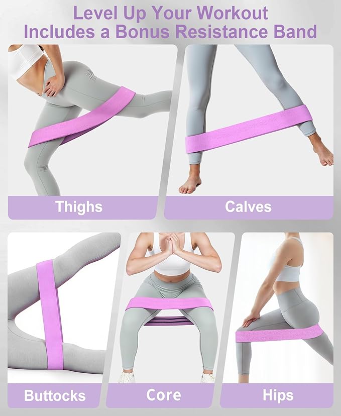 Pelvic Floor Exercise Devices 15-70 LB Adjustable Pelvic Floor Trainer Women Men, Kegel Exercise Equipment Inner Thigh Exerciser for Postpartum Recovery, Thigh and Pelvic Trainer with Band