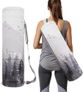 Yoga Mat Bag Full-Zipper Yoga Mat Carrier with Extra Wide Adjustable Strap 2 Multi-Functional Storage Cargo Pocket Stylish & Functional Yoga Bag Pilates Bag for Women & Men