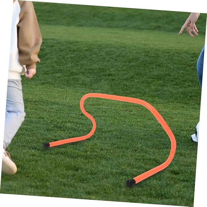 4pcs Agility Hurdles Plastic Training Barriers for Speed and for Soccer Football and Track Practice for Boys and Girls and Athletes