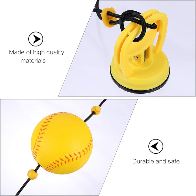 1Pc Boxing Speed Reaction Ball with Suction Cup Base High Elastic Foaming Sphere for Home and Gym Training and for All Ages