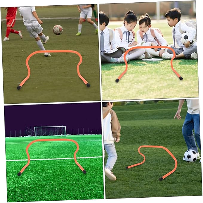3pcs Speed Agility Training Hurdles 15cm Plastic Track Hurdle Equipment for Soccer Football Sports Conditioning