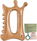 Wood Therapy Massage Tools – Wooden Manual Guasha Tool, Handheld Body & Scalp Massager, Trigger Point Scraper, Reflexology & Lymphatic Drainage Inspired Wooden Massage Tool for Face, Neck, Back & Legs