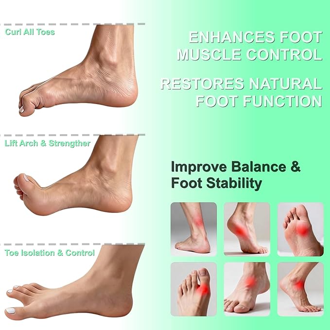 Cork Balancing Board, Premium Natural Cork Foot Strengthener, Ankle Stability Trainer for Balance & Mobility, Plantar Fasciitis Relief & Fall Prevention
