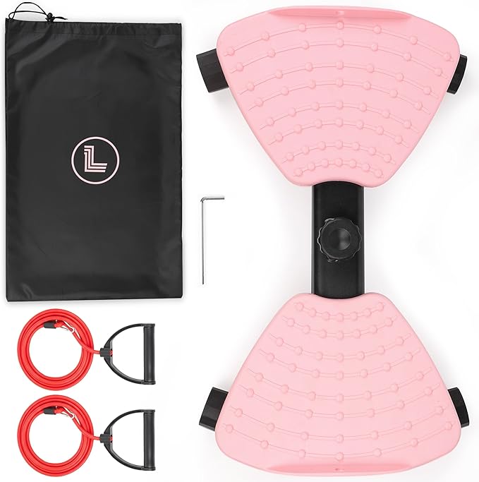 Waist Twister Machine – Waist Sculptor & Twist Exercise Machine for Abs Workout | Noiseless Ab Twister Board, Waist Twist Machine | Heavy-Capacity Anti-Slip Twist Board with Storage Bag