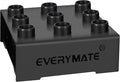 EVERYMATE Vertical Barbell Rack - Heavy-Duty Steel Organizer, Barbell Holder Floor Stand, Fits 2" Olympic Bars with Scratch-Resistant Inserts, Space-Saving for Home/Garage/Commercial Gym