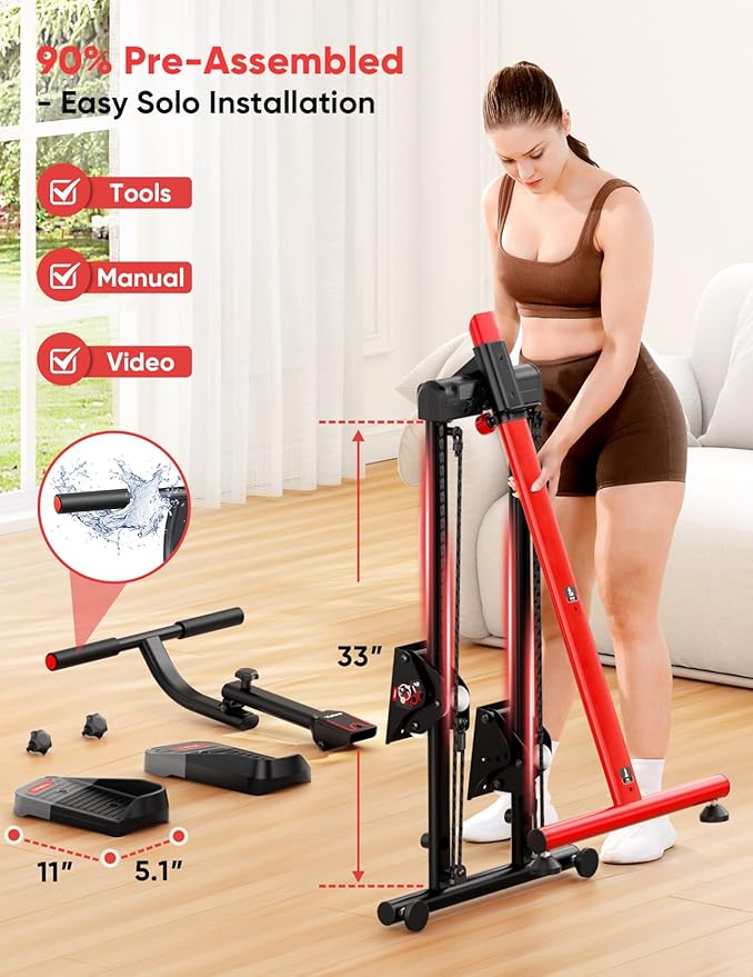 Yoleo Wire Cable for Stair Stepper,1 PCS ϕ0.2 Wire Rope Metal Cable, 43" Length（Only Suitable for Yoleo Stair Climber）