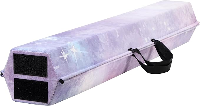 Artistic Gymnastics Beam for Home - 210/240/270/300 - Amazing Balance Equipment for Kids at Home - Faux Suede, High Density EVA Foam - Carrying Straps