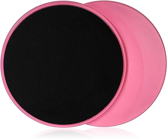 Runee Gliding Disc Sliders for Fitness and Training Workout - Dual Sided Core Sliders for Multipurpose Use - 2 Discs for Ultimate Full Body Workout at Home or Travel