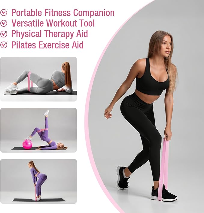 ASIEIT 13 PCS Pilates Kit for Women, Home Pilates Equipment with 5 Resistance Bands, 14'' Magic Circle, Pilates Ball and Ring, Compact Workout Set for Home Workout, Strength and Flexibility