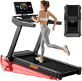 UMAY 20% Incline Treadmill for Home, 400 lb Capacity - Folding Treadmills wtih 3.5HP, 42.5" Wide Running Area & Shock Absorption for Running/Walking