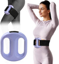 Vibration Plate with Extended Battery, Portable Cordless Massager for Weight Loss & Lymphatic Drainage, Full Body Fascia Ring with Belt - Gift for Women