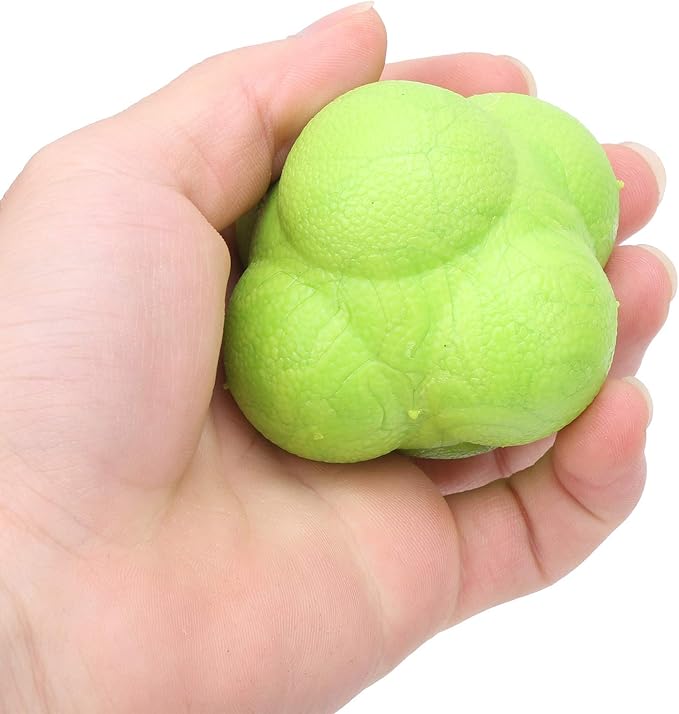 Reaction Ball, Hex Bounce PR Coordination Reflex Exercise Sports Fitness Training Ball 3pcs