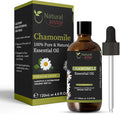 Chamomile Essential Oil | Pure Aromatherapy Oil for Diffusers, Hair Growth, Skin, Scalp Care, Massage | Refreshing Hair Oil for Women & Men | Natural Essential Oil for Diffuser | 4 Fl Oz (120 mL)