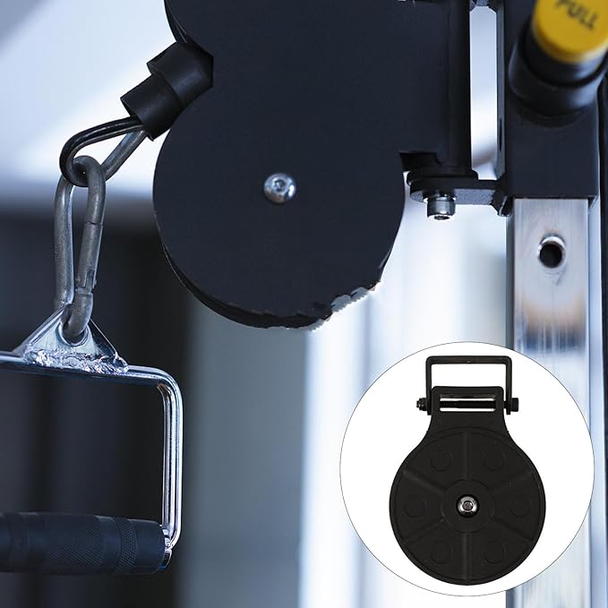 Heavy Duty Pulley Cable Attachment for Gym Pulley System with Swivel Steel Pulldown Attachment for Home Strength Training and Cable Weight Workouts