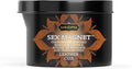 Pheromone Infused Massage Oil Candle for Pure Relaxation- 6oz- Moisturizing Coconut Oil, Essential Oil Blend Body Massage Candle for Home Spa- Amazing Gift for Women & Men (Leather)