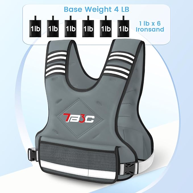 Adjustable Weighted Vest for Women - 04-10lb/11-20lb/20-32lb Vest with 6 Ironsand Weights for Strength Training,Body Weight Vest Exercise Set for Running, Walking and Home Workouts