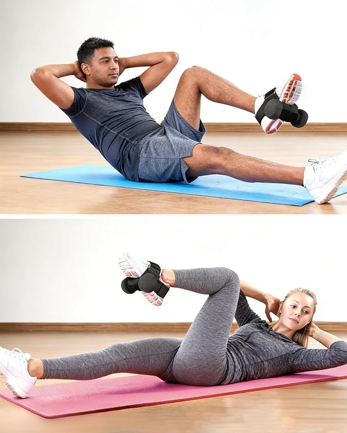 Dumbbell Foot Attachment for Leg Extension, Curls & Hip Flexor Raises, Portable Monkey Foot Alternative Ankle Strap for Tibialis Training,Ankle Dumbbell Attachment