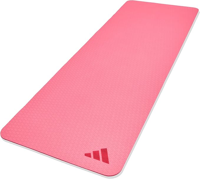 adidas Yoga Mat - Eco Friendly - Non Slip, Durable Textured Surface