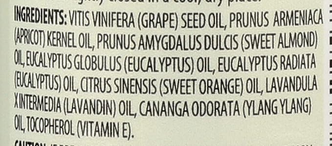 AURA CACIA Eucalyptus Massage Oil, 4 FZ