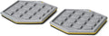 SKLZ Slidez Dual-Sided Exercise Glider Discs for Core Stability Exercises for Hands & Feet, Court Use, grey