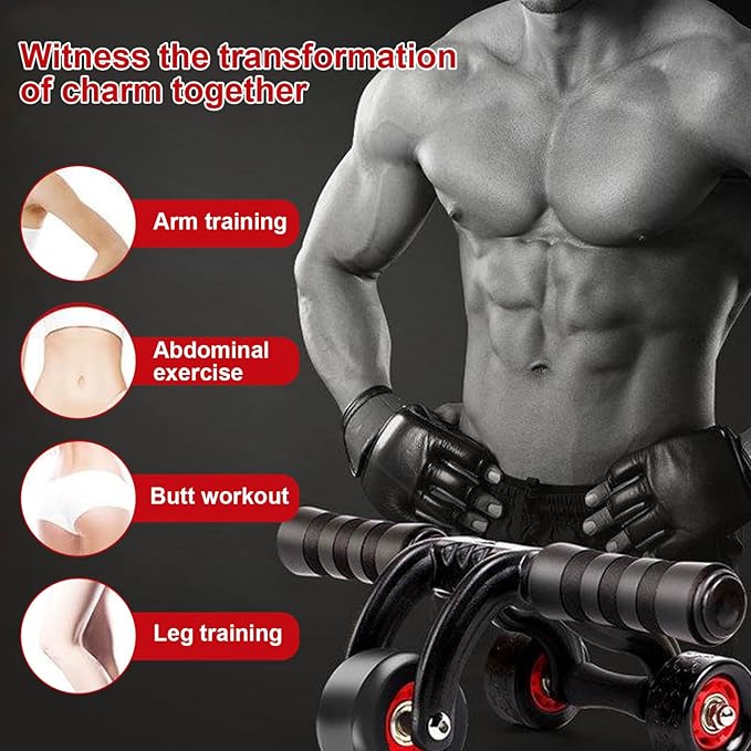 AB ROLLER 3 WHEELS WHEELS WHEEL CONDITIONS ABDOMBRA ABDOMBRE ADJUNT ABDOMBRE ABDOMINAL WITH CONDURITY FOOT AND FRONT BOARD DRIVES UNISEX