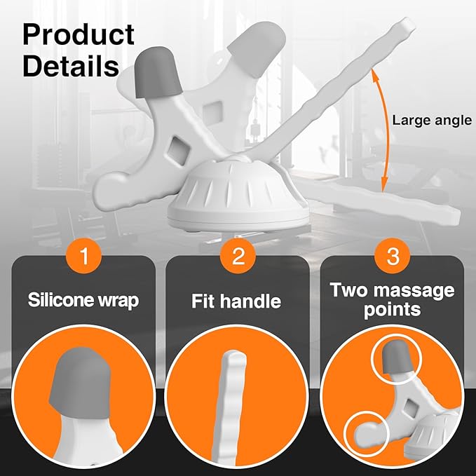 Psoas Release Tool-Hip Hook Psoas Muscle Release Tool Fully Adjustable for Iliacus,Waist Pain Sciatica,Back&Posture Relief,Hip Flexor Release Tool and Trigger Point Massage Tool [Patent Pending]