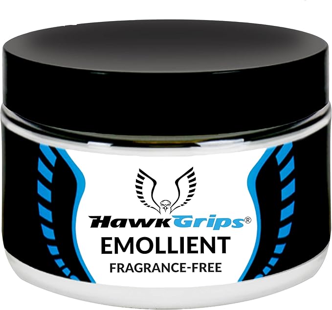 HawkGrips 8oz Massage Emollient, Unscented, Emollient for IASTM and Massage, Soft Tissue Mobilization & Lubrication for Massage Therapy, Shea Butter, Oil Based, Vegan, Cream Alternative, Pack of 1
