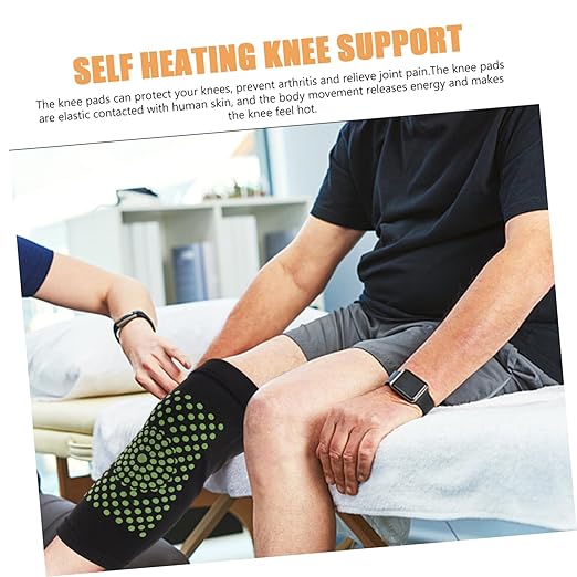 Thermal Knee Sleeves 4PCS Set Self-Heating Protective Knee Wraps for Cold Weather Breathable Joint Support for Seniors and Cyclists