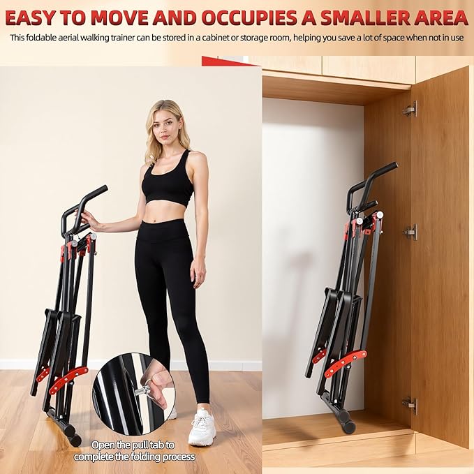 Ellipse Leg Exerciser | Elliptical Glider Machine | Foldable Machine | Side Sway Action 360 Motion Full-Body Fitness Equipment | Cardio Trainer Glider for Home Exercise
